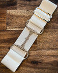 CHAMPAGNE SNAFFLE BELT