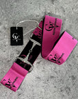 GV EQUINE APPAREL BELT - PINK AND BLACK