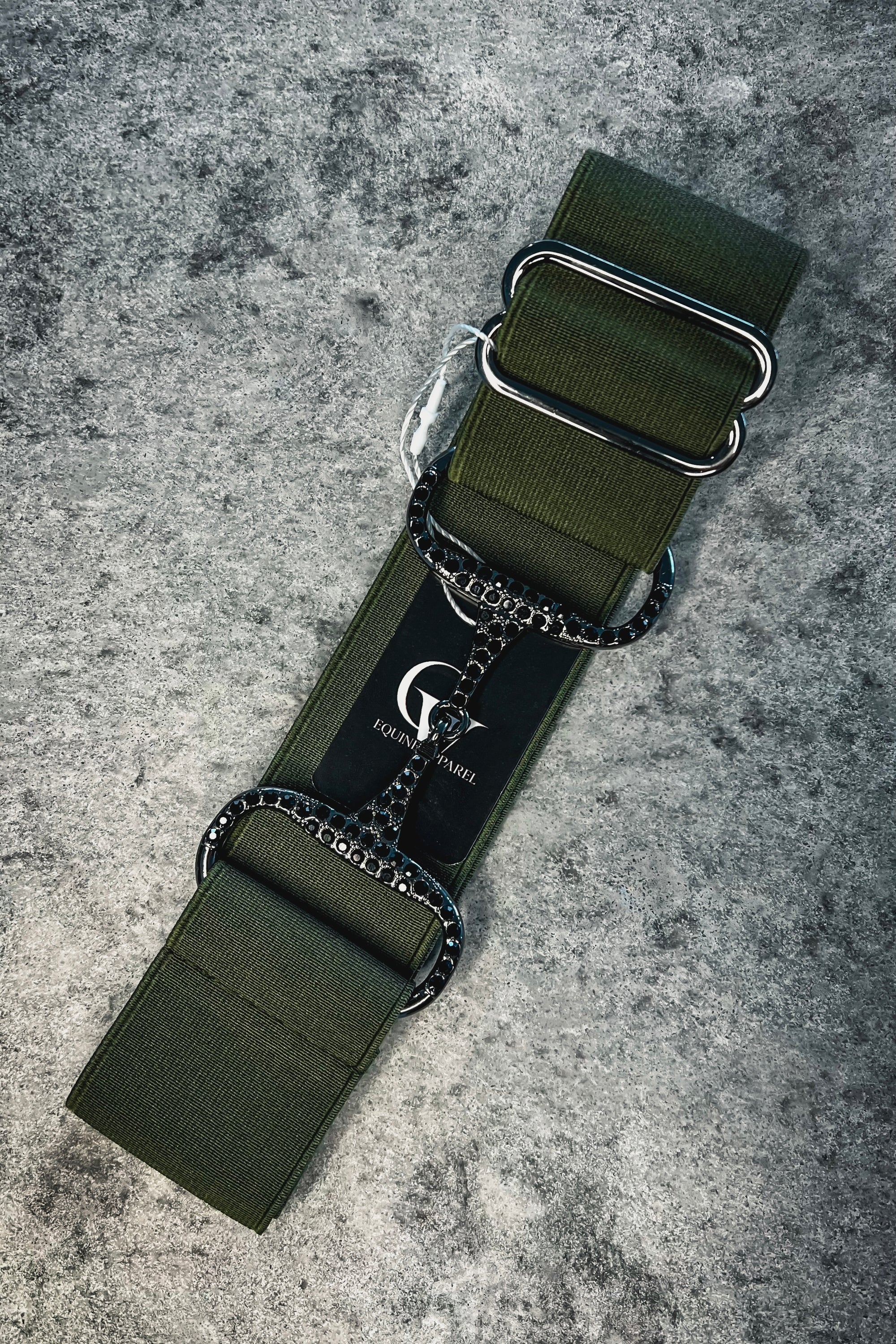 OLIVE SNAFFLE BELT