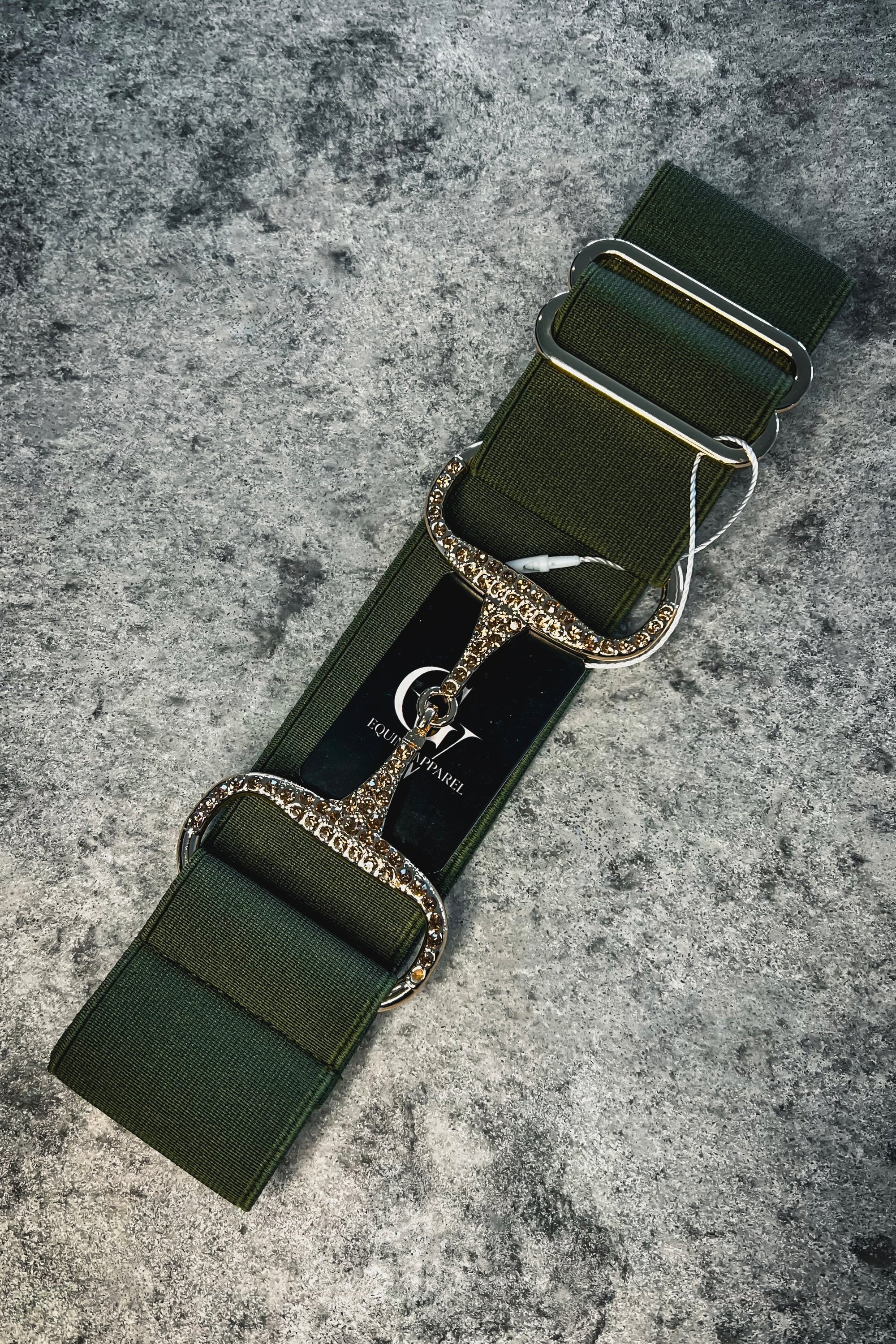 OLIVE SNAFFLE BELT